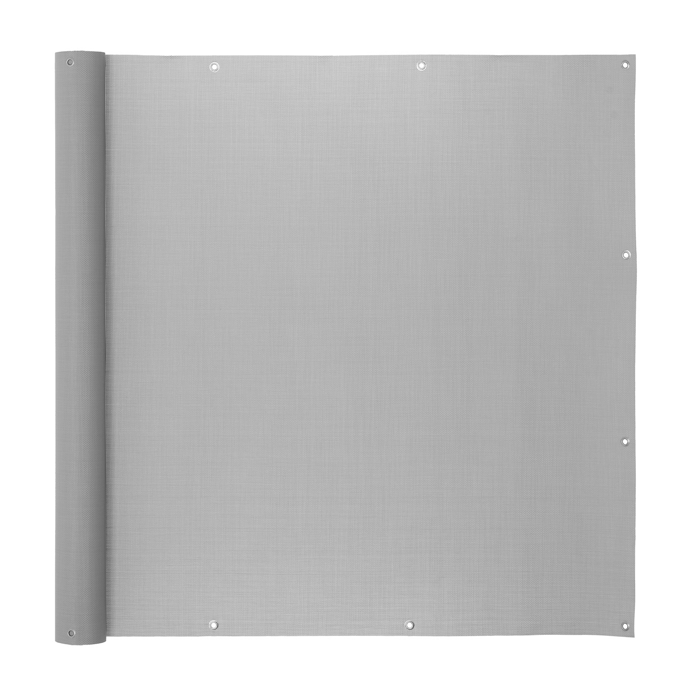 Balkonsichtschutz PVC Balkonverkleidung Balkonbespannung Zaun Verkleidung Grau