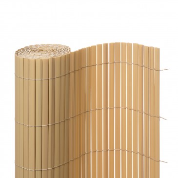Sichtschutzmatte PVC bambus